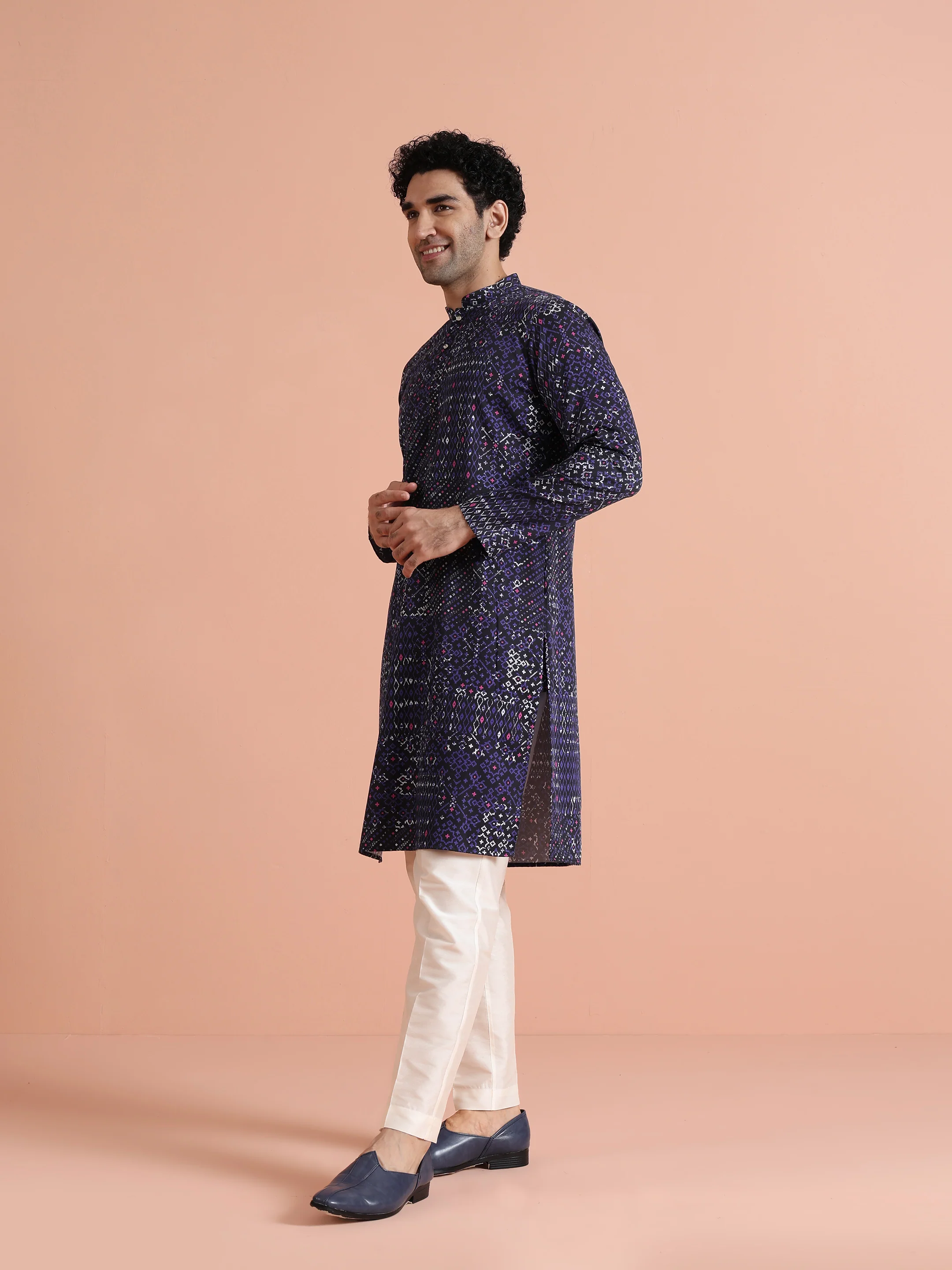 Black & Purple Geometric Printed - Image 3