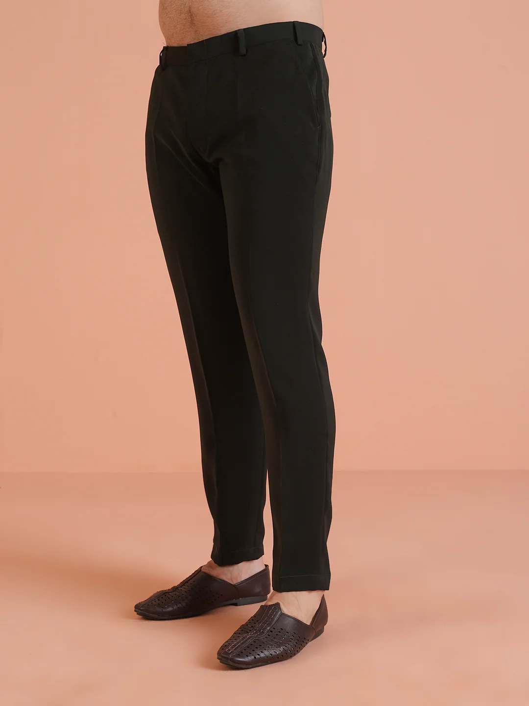 Black Slim Fit Trouser - Image 3
