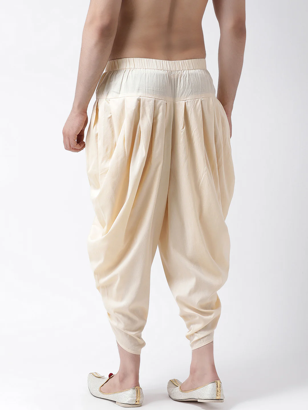 Men's Cream Dhoti - Image 3