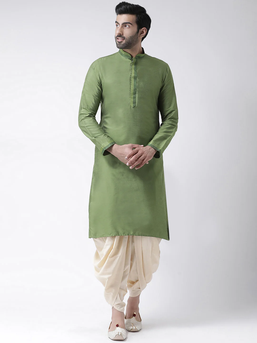 Men's Cream Dhoti - Image 5