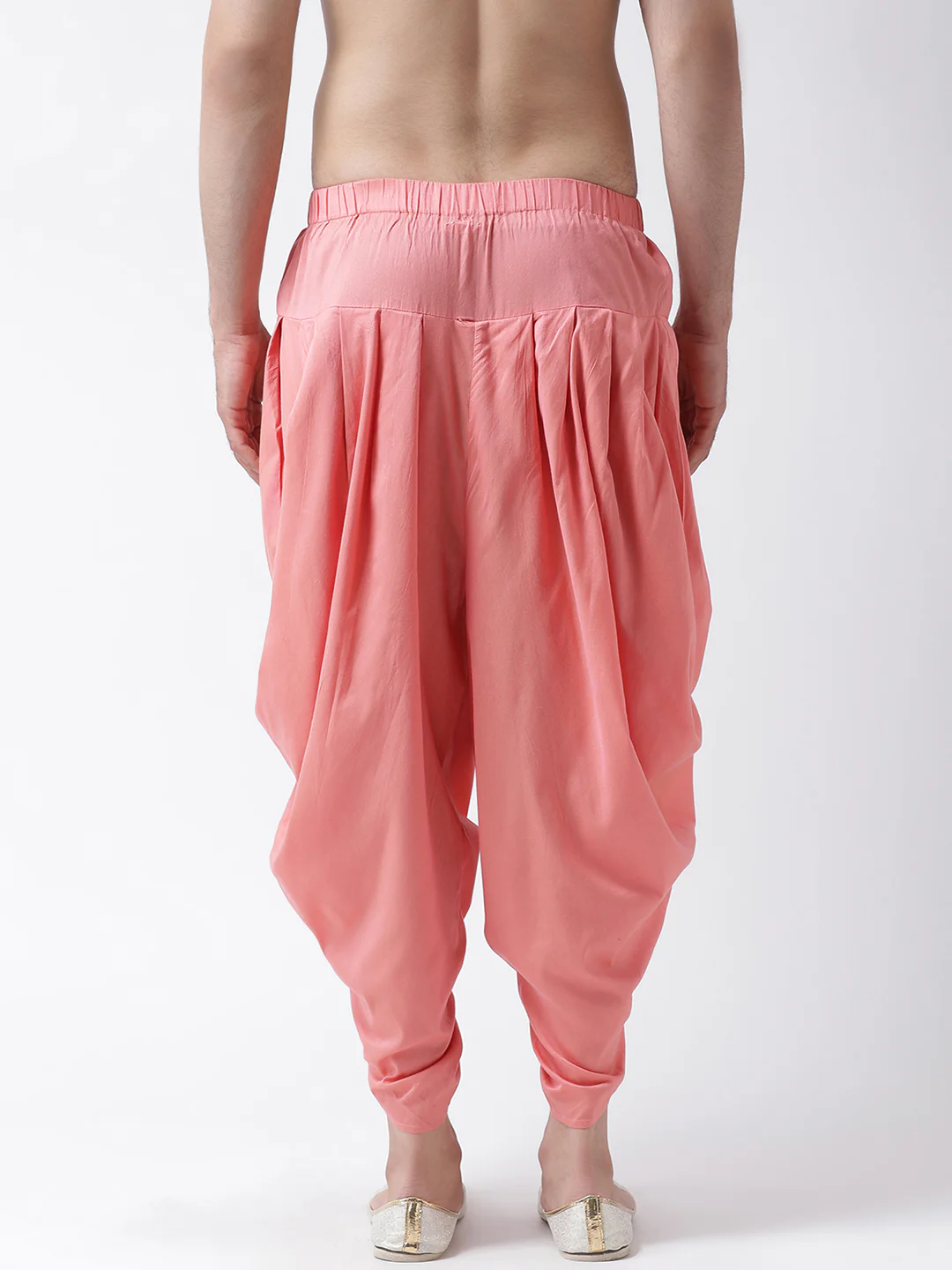 Men's Peach Dhoti - Image 3