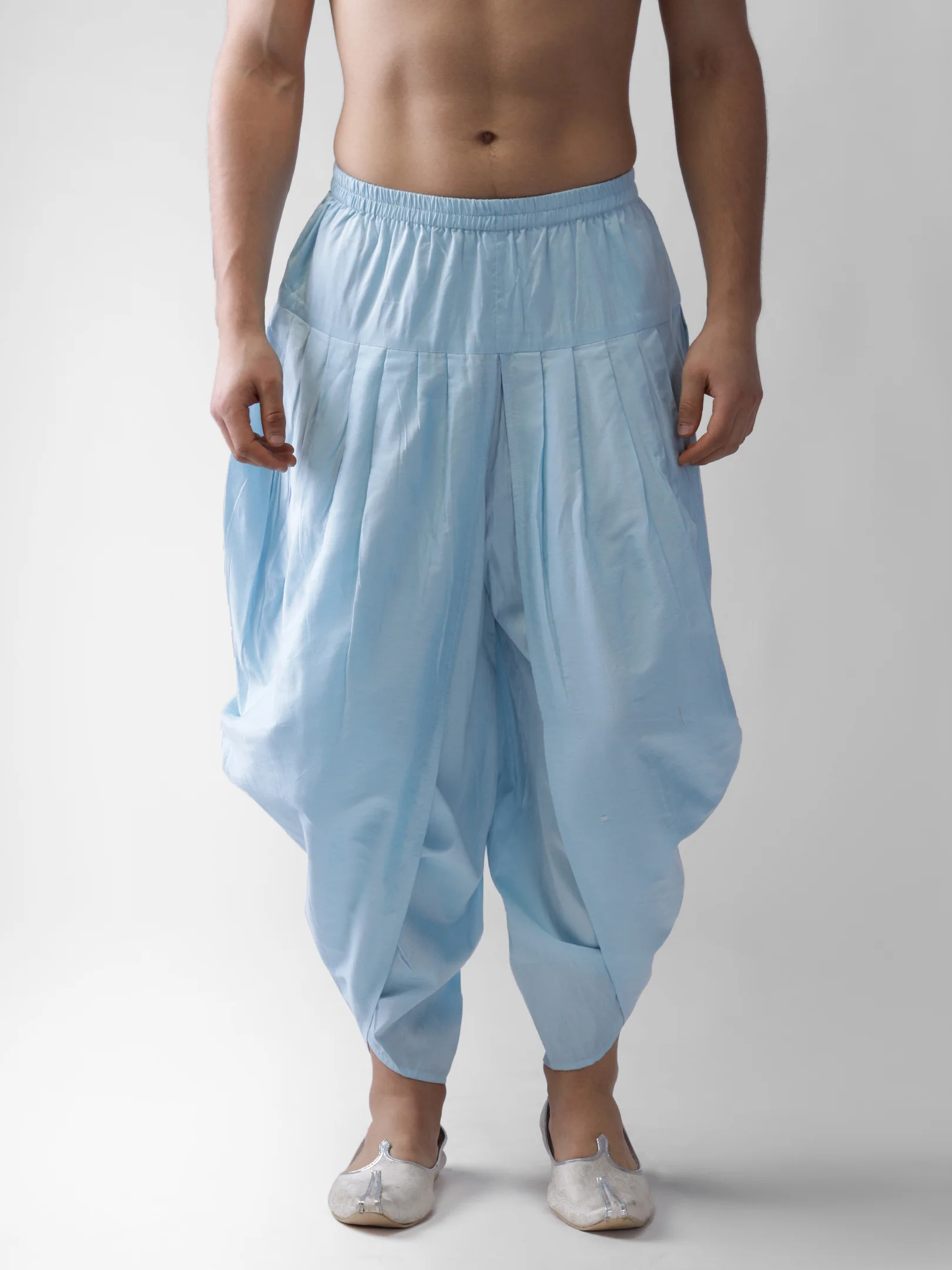 Light Blue Dhoti – Comfortable Traditional Ethnic Bottomwear