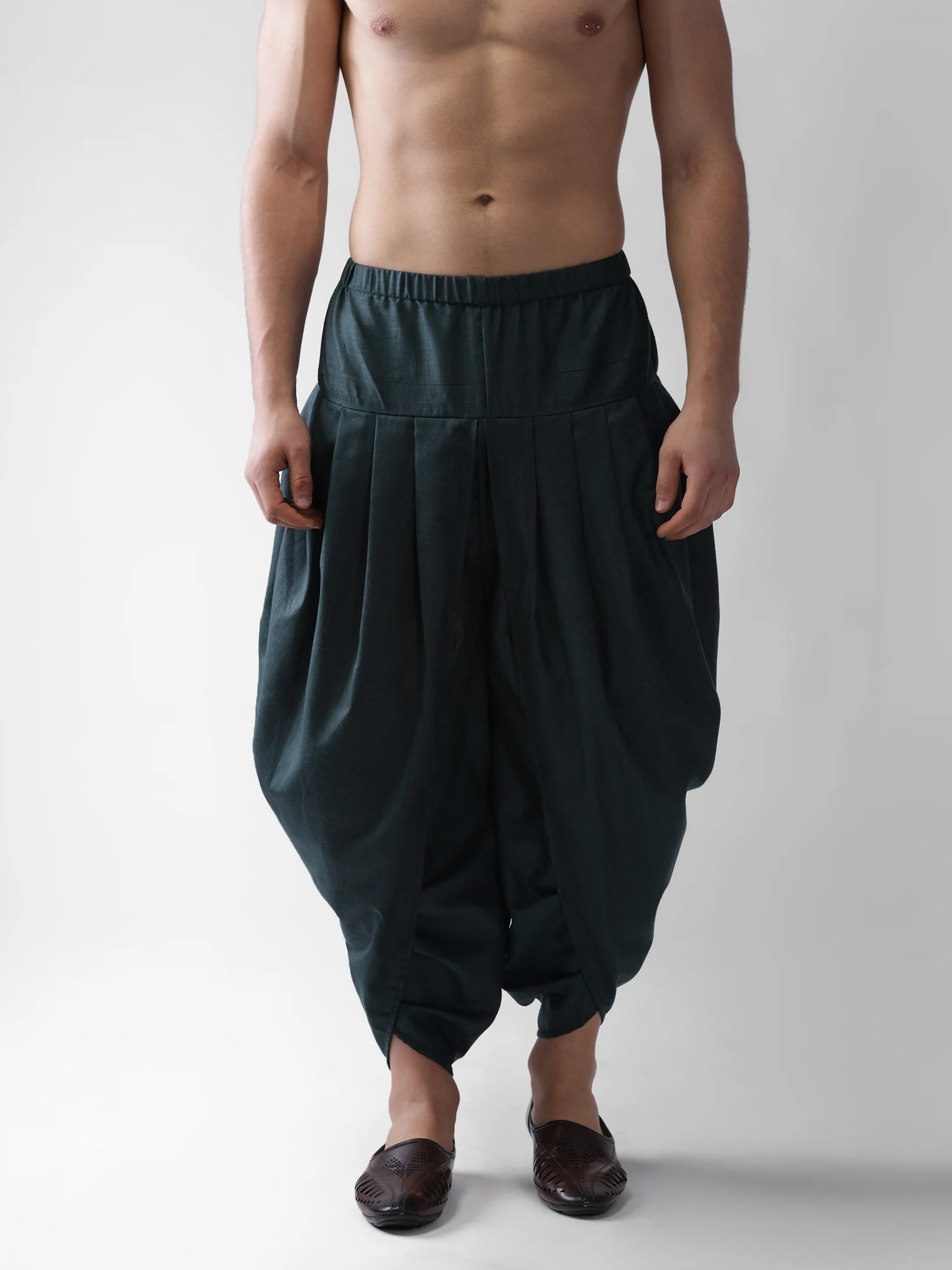 Men's Green Dhoti
