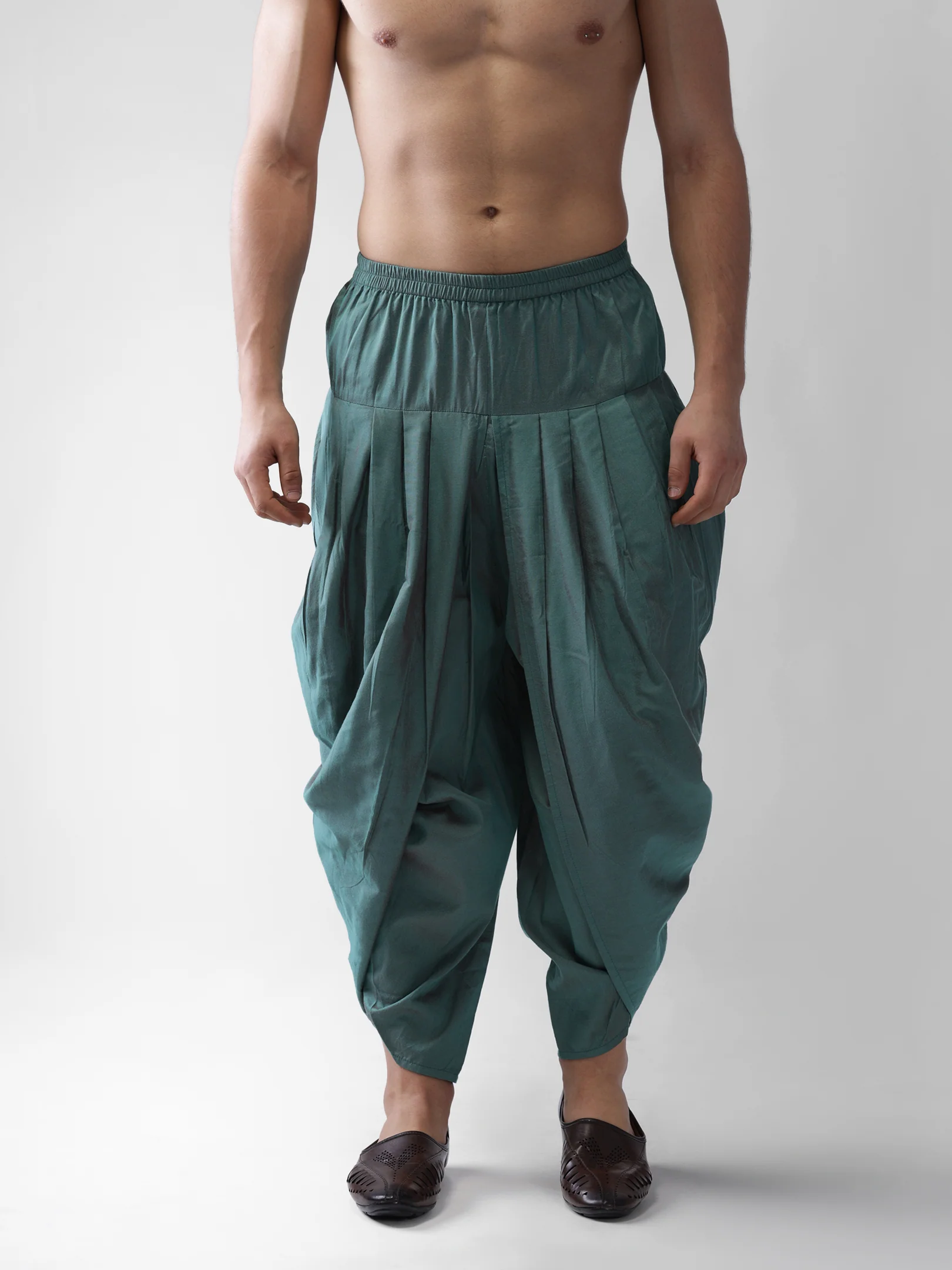 Men's Green Dhoti