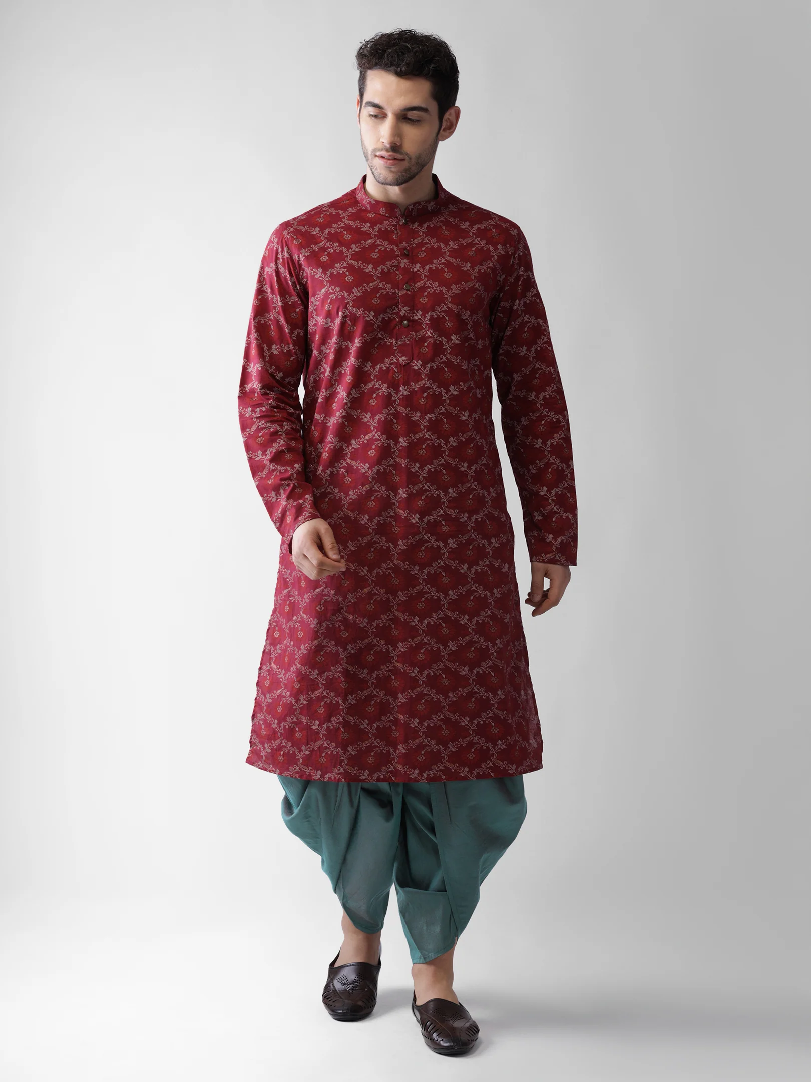 Men's Green Dhoti - Image 6