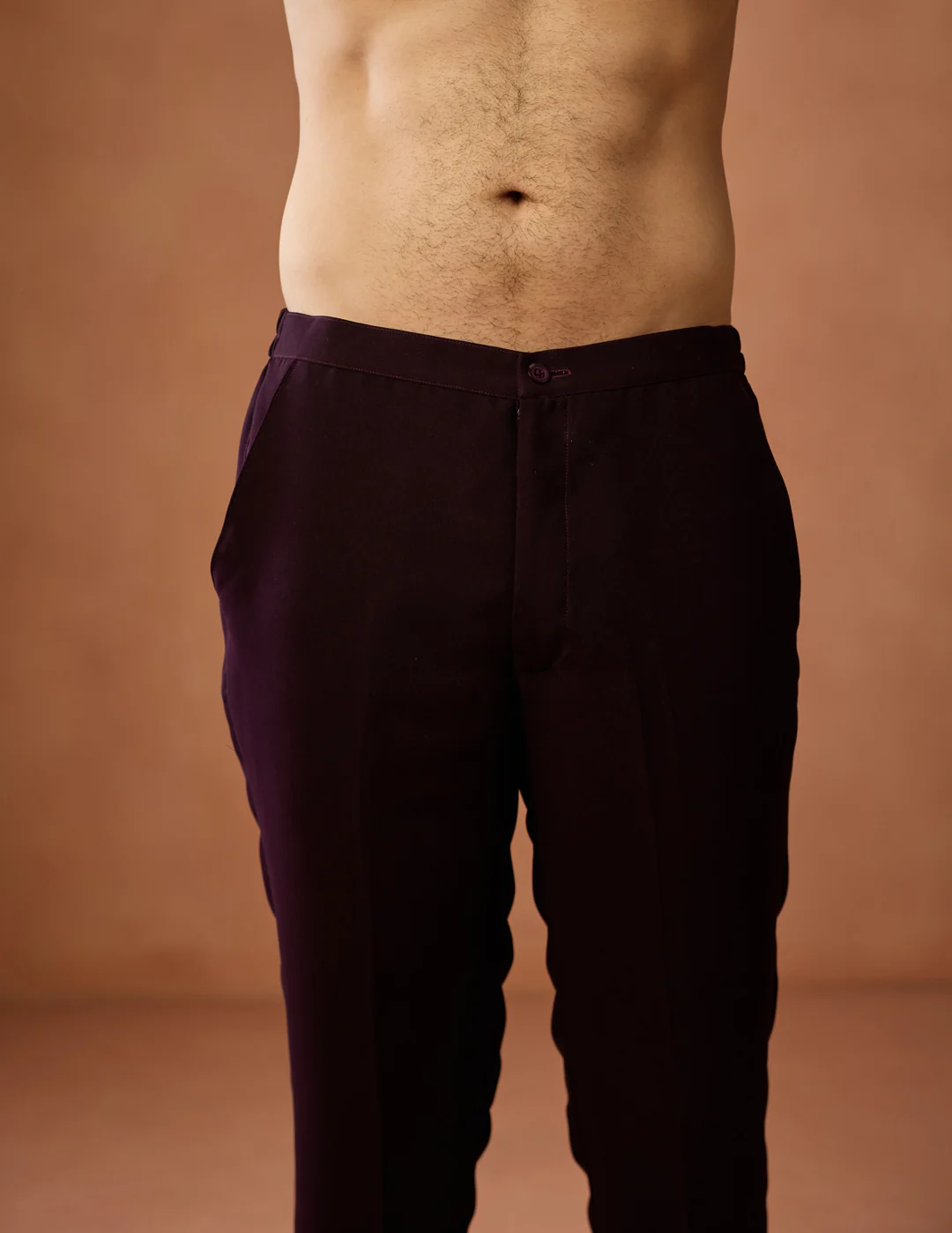 Dark Wine Slim Fit Trouser - Image 5