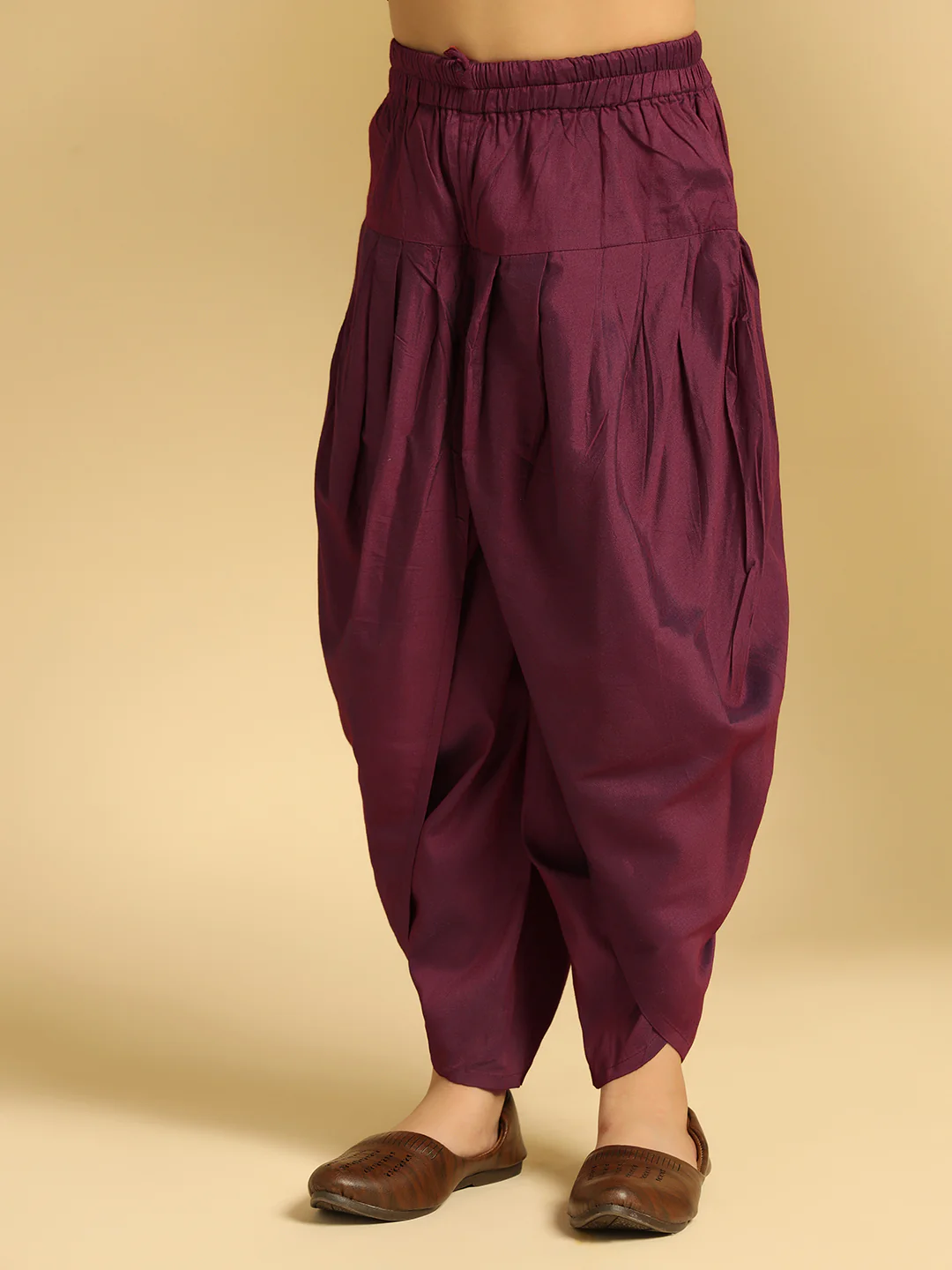 Ivory Floral Sherwani Dhoti Set - Image 6