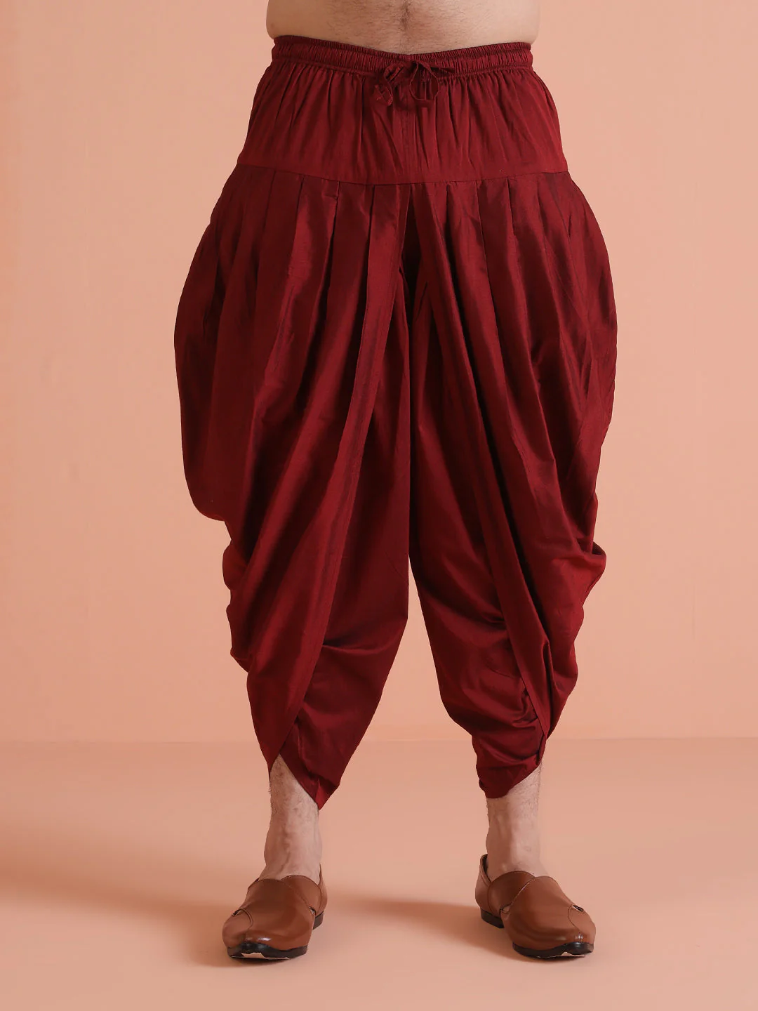 Men Black Solid Kurta Indowestern Dhoti Set - Image 24