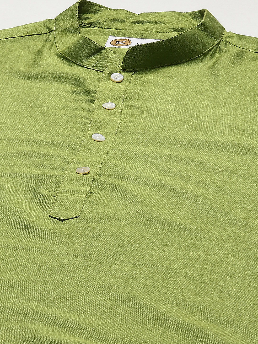 Kisah Men Gold Kurta Jacket Set - Image 5