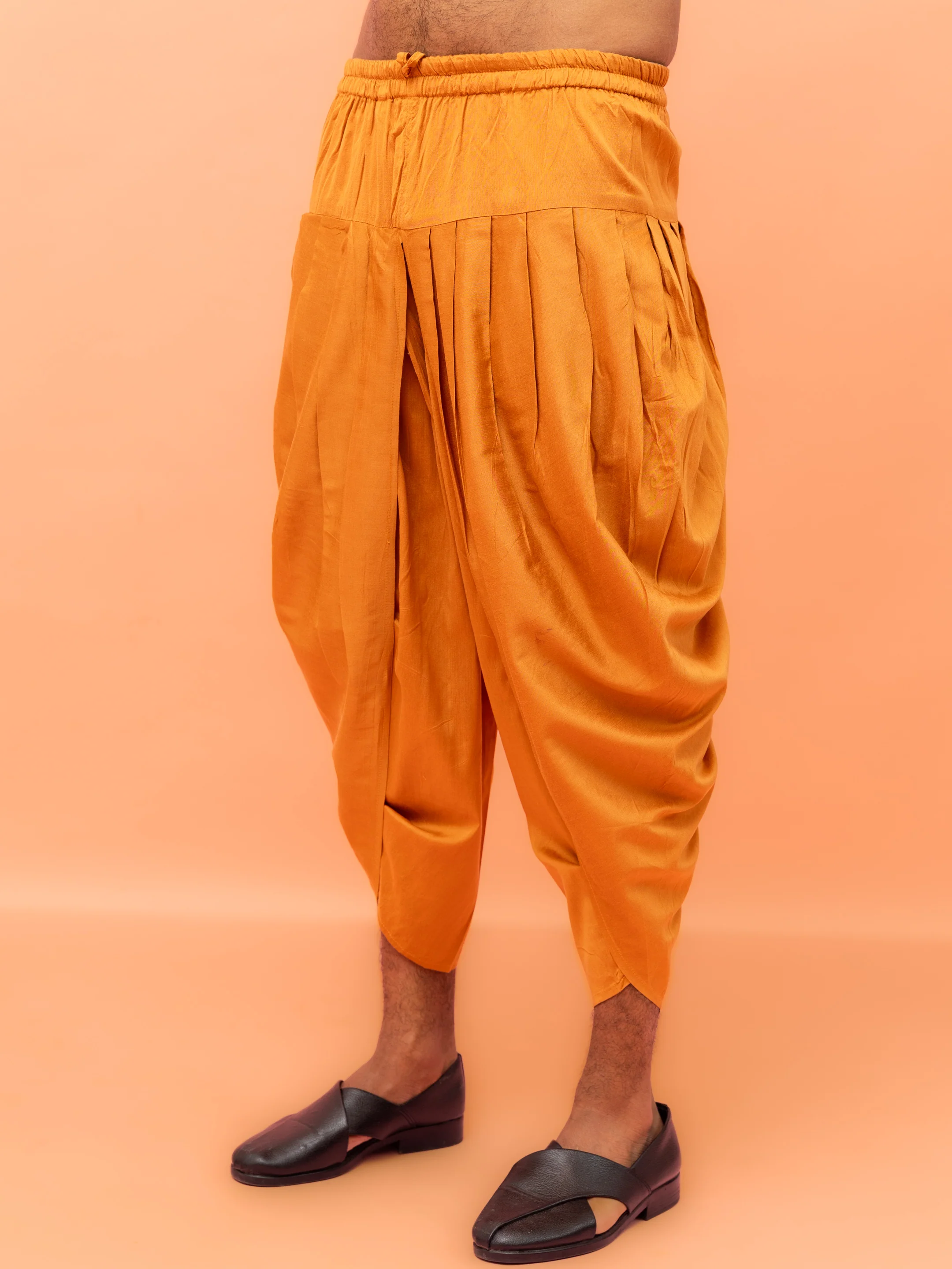 Multi-Coloured Printed Nehru Jacket Kurta Dhoti - Image 7