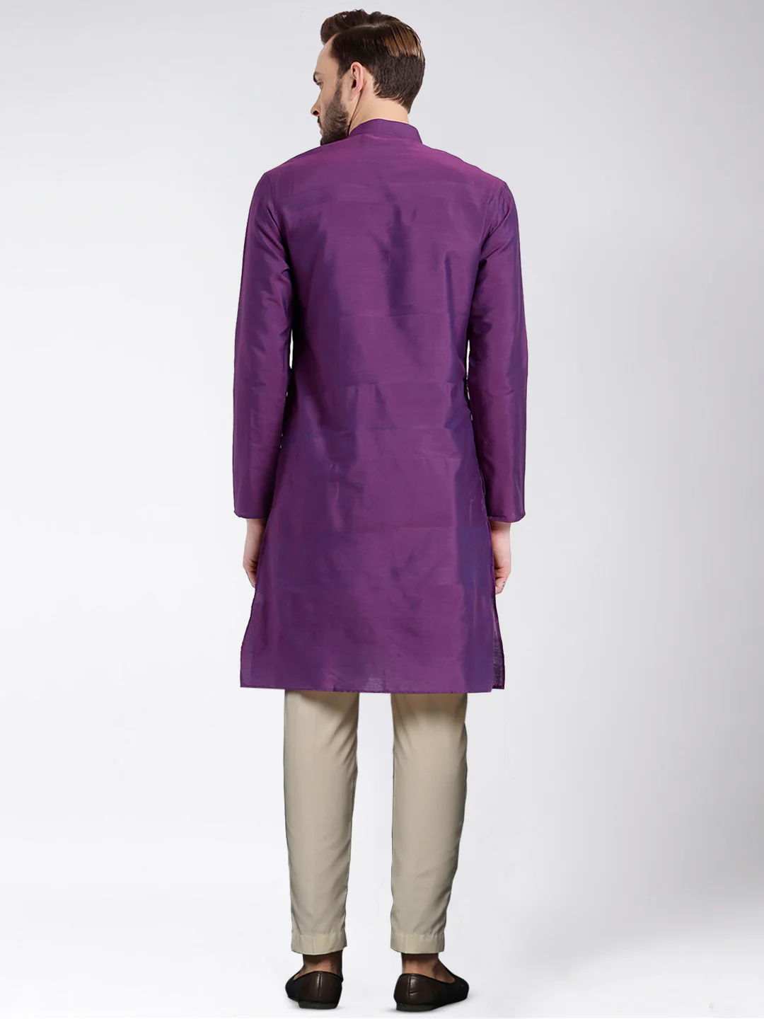 Men's Purple Kurta - Image 4