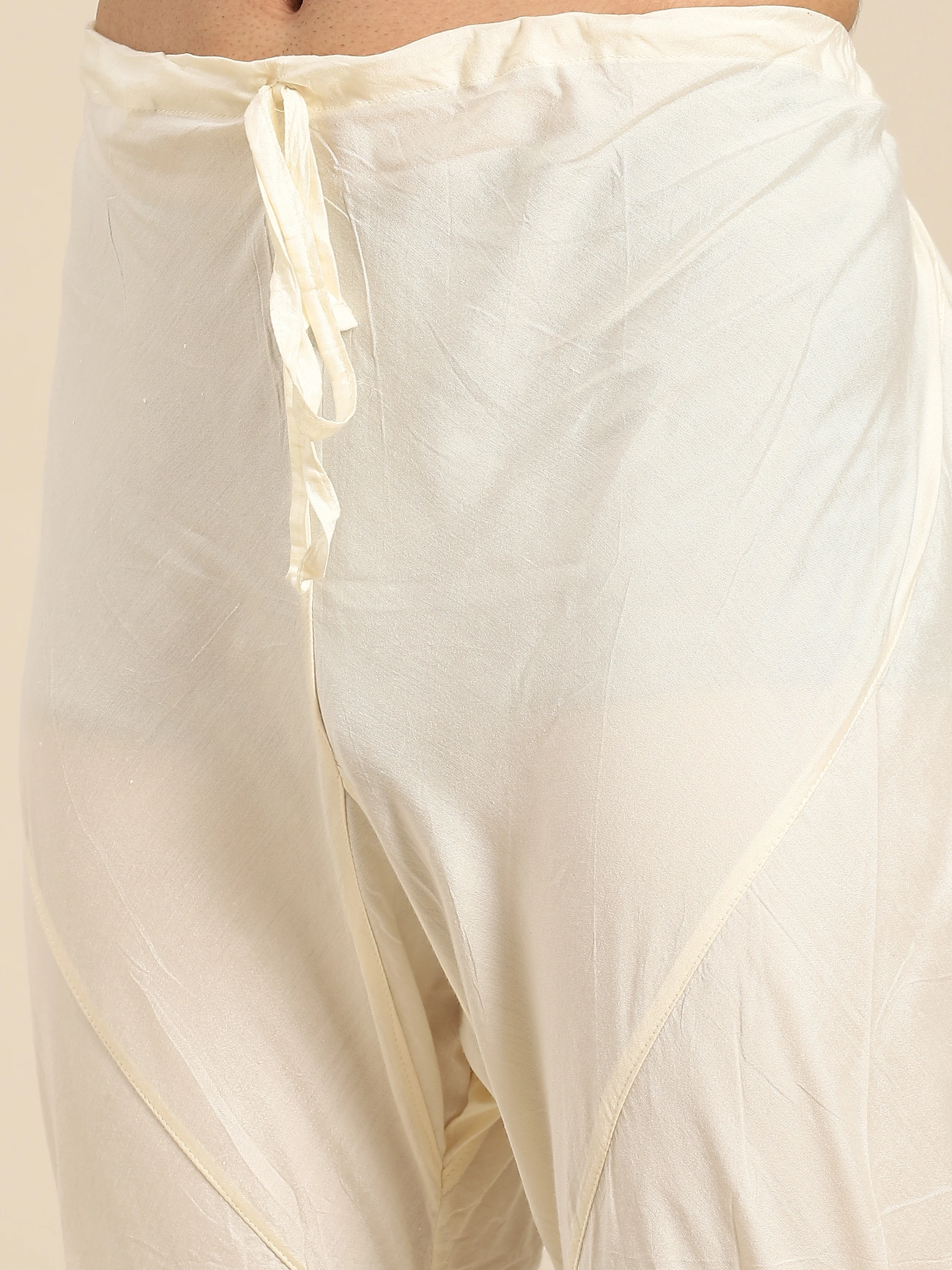 Kisah Men Taupe Kurta Jacket Set - Image 3