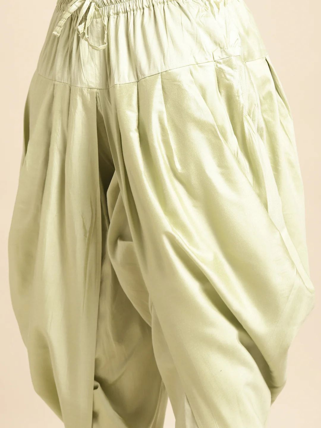 Men's Gold Indowestern Set With Kurta and Dhoti - Image 6
