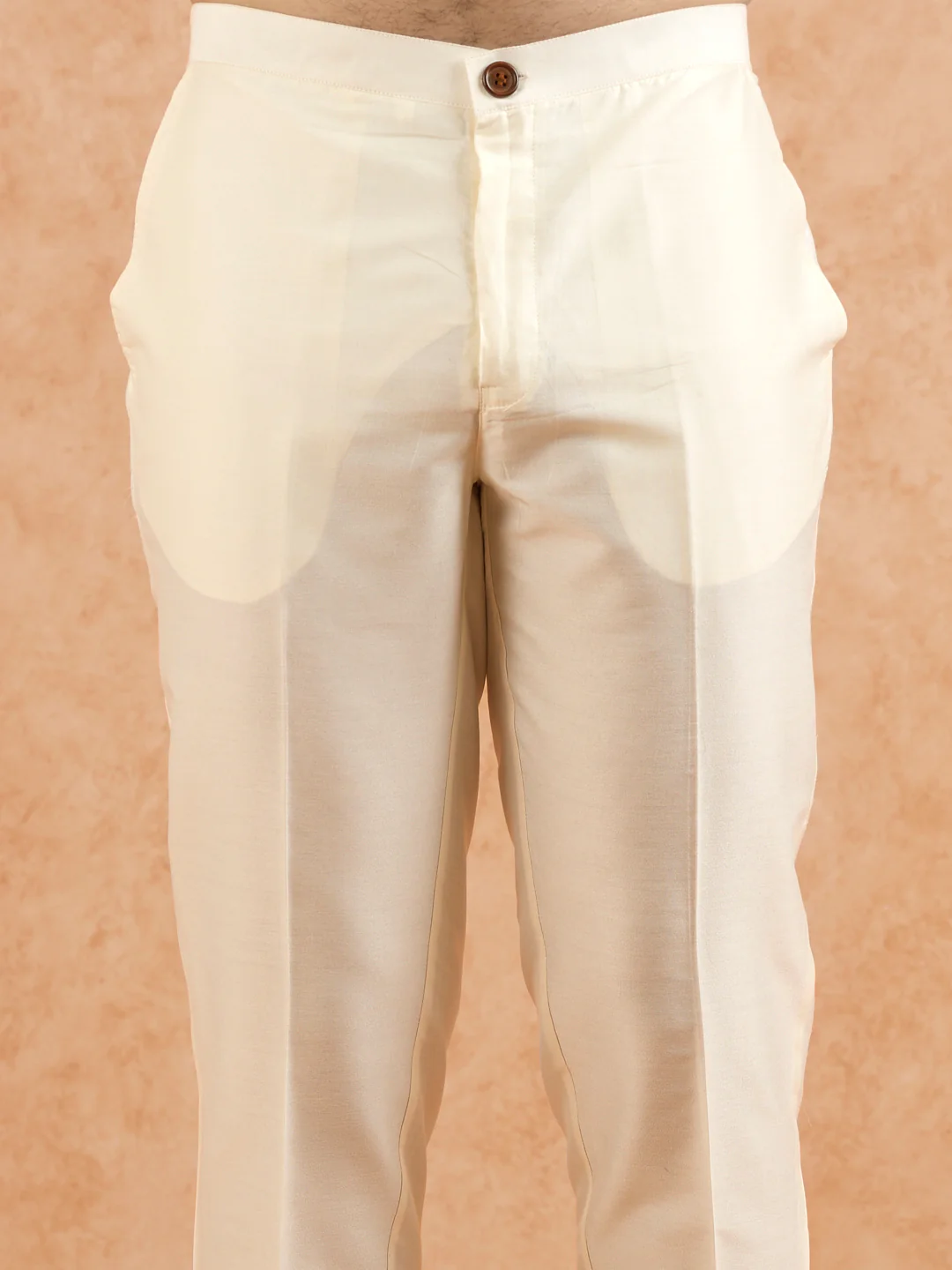 Men's Pink Kurta Trousers Set - Image 6