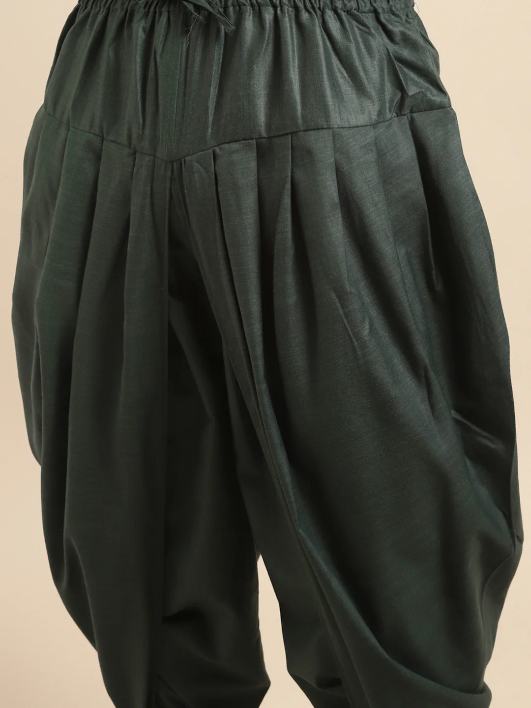 Kisah men Bottle green kurta jacket set - Image 6