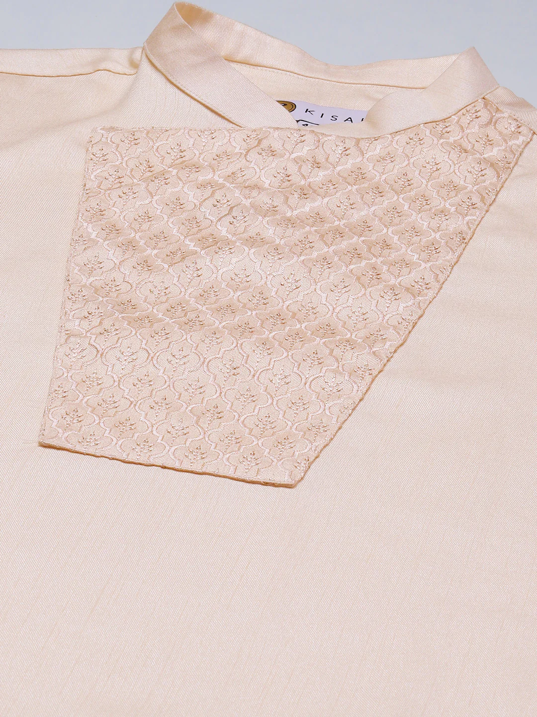 Kisah men peach kurta set - Image 6