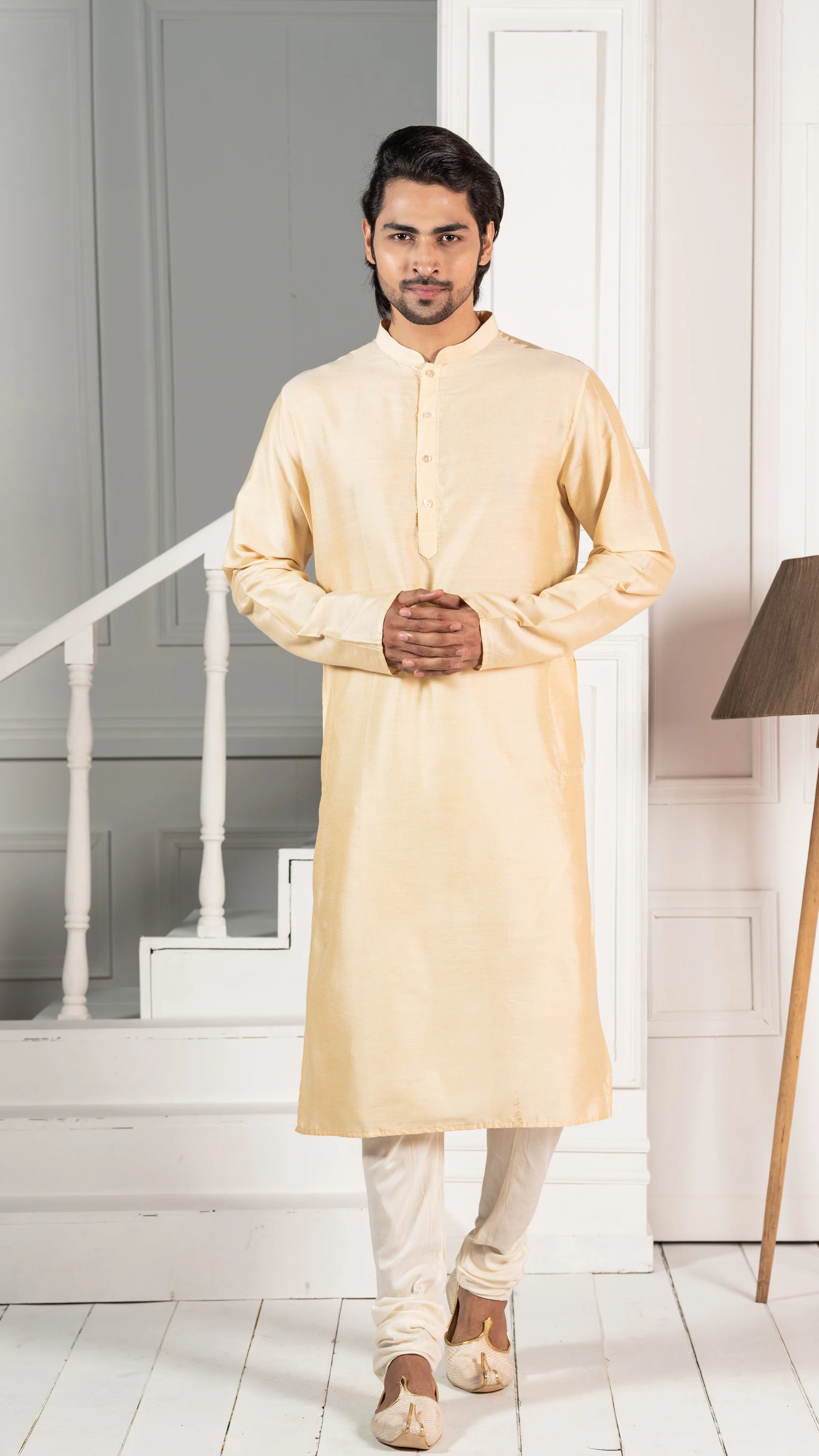 Men Yellow Kurta Set