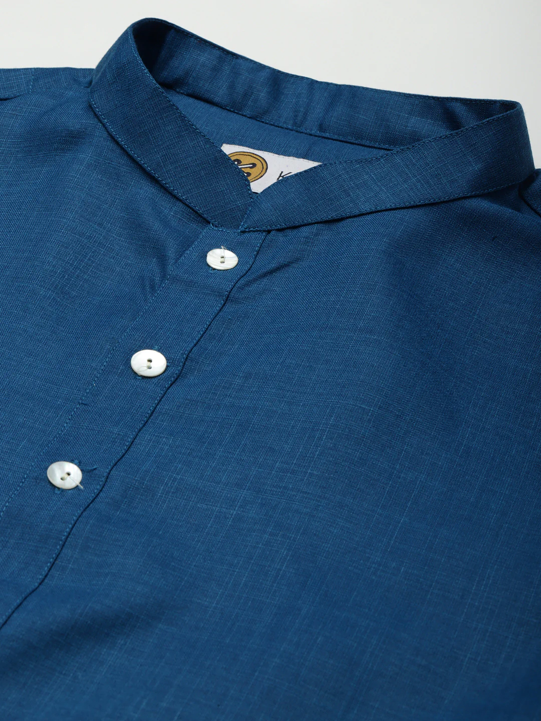 Kisah men Turquoise Blue kurta jacket set - Image 3