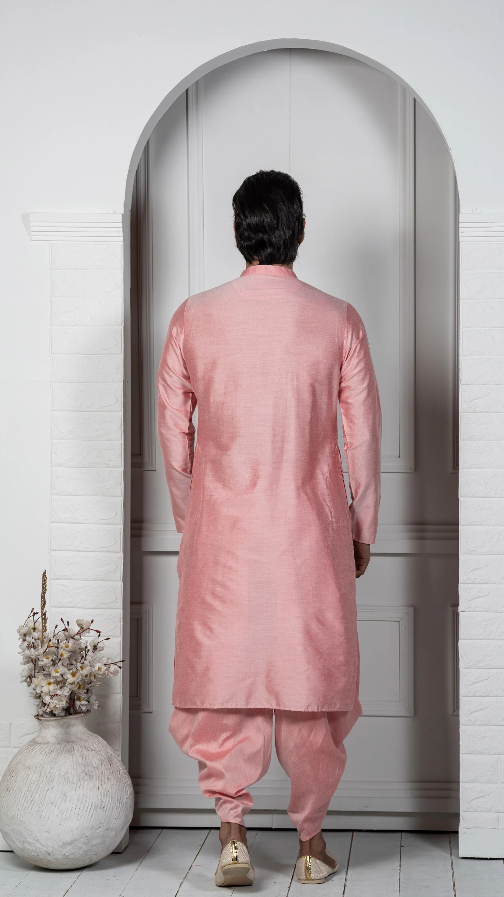 Kisah Men Pink Kurta Set - Image 5