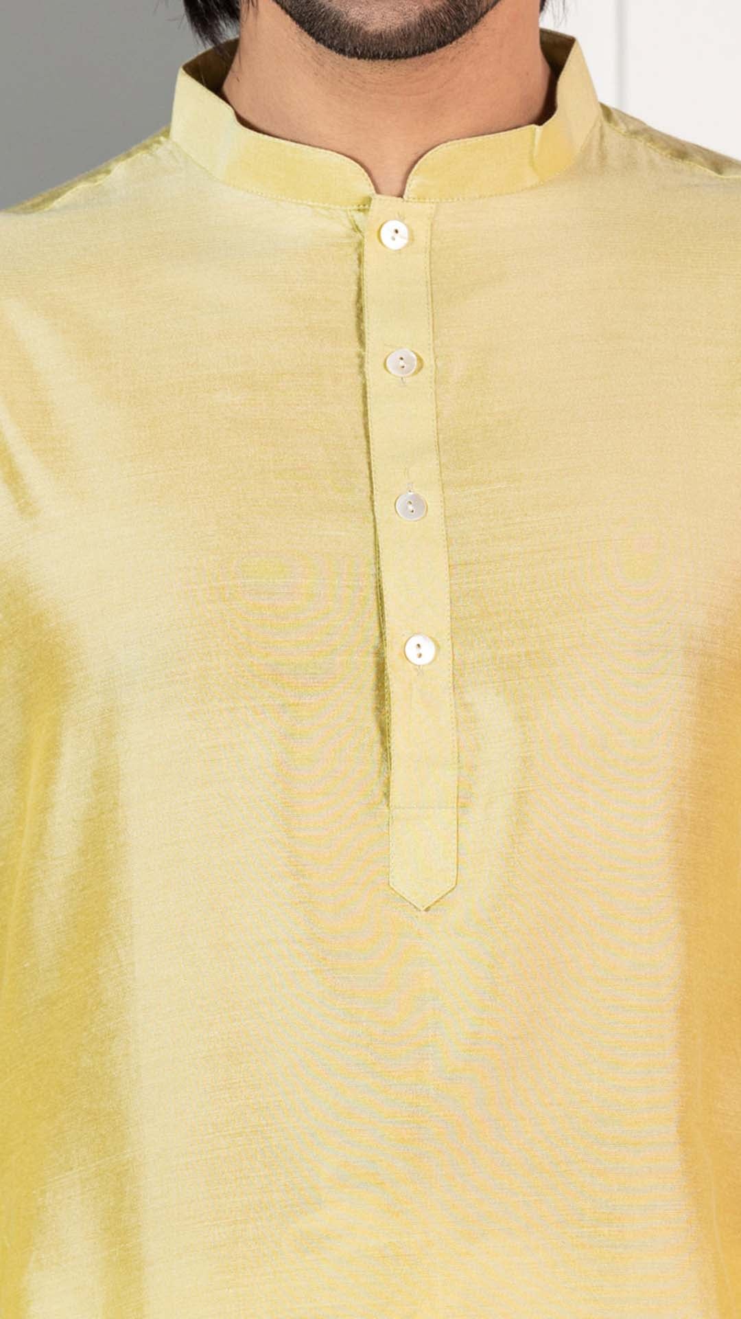 Men Green Kurta - Image 4
