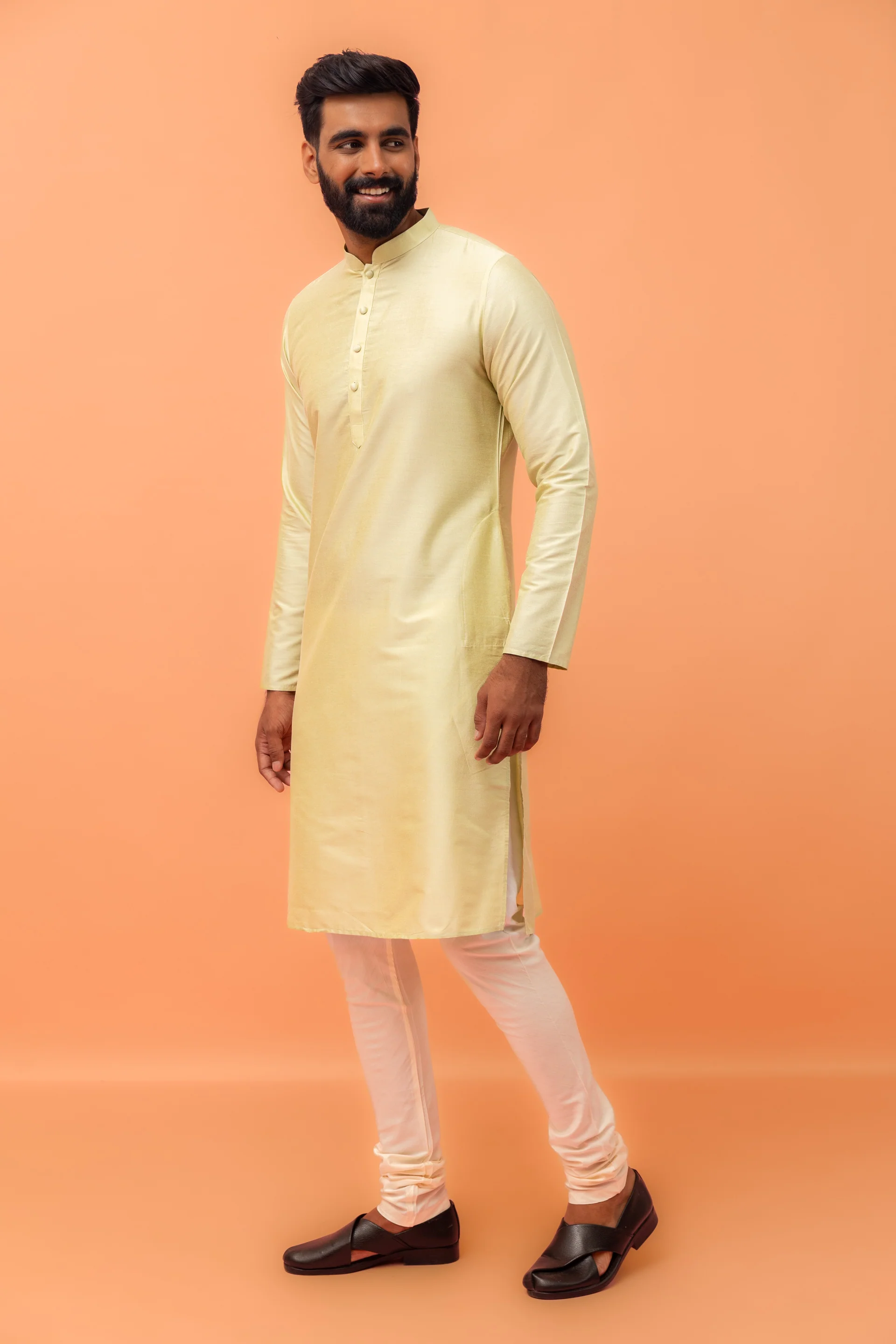 Men Green Kurta - Image 3