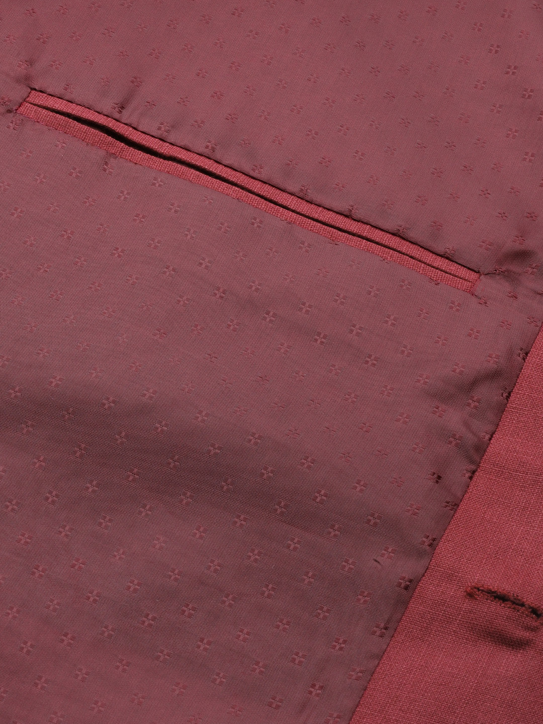 Men Maroon Nehru Jacket - Image 5