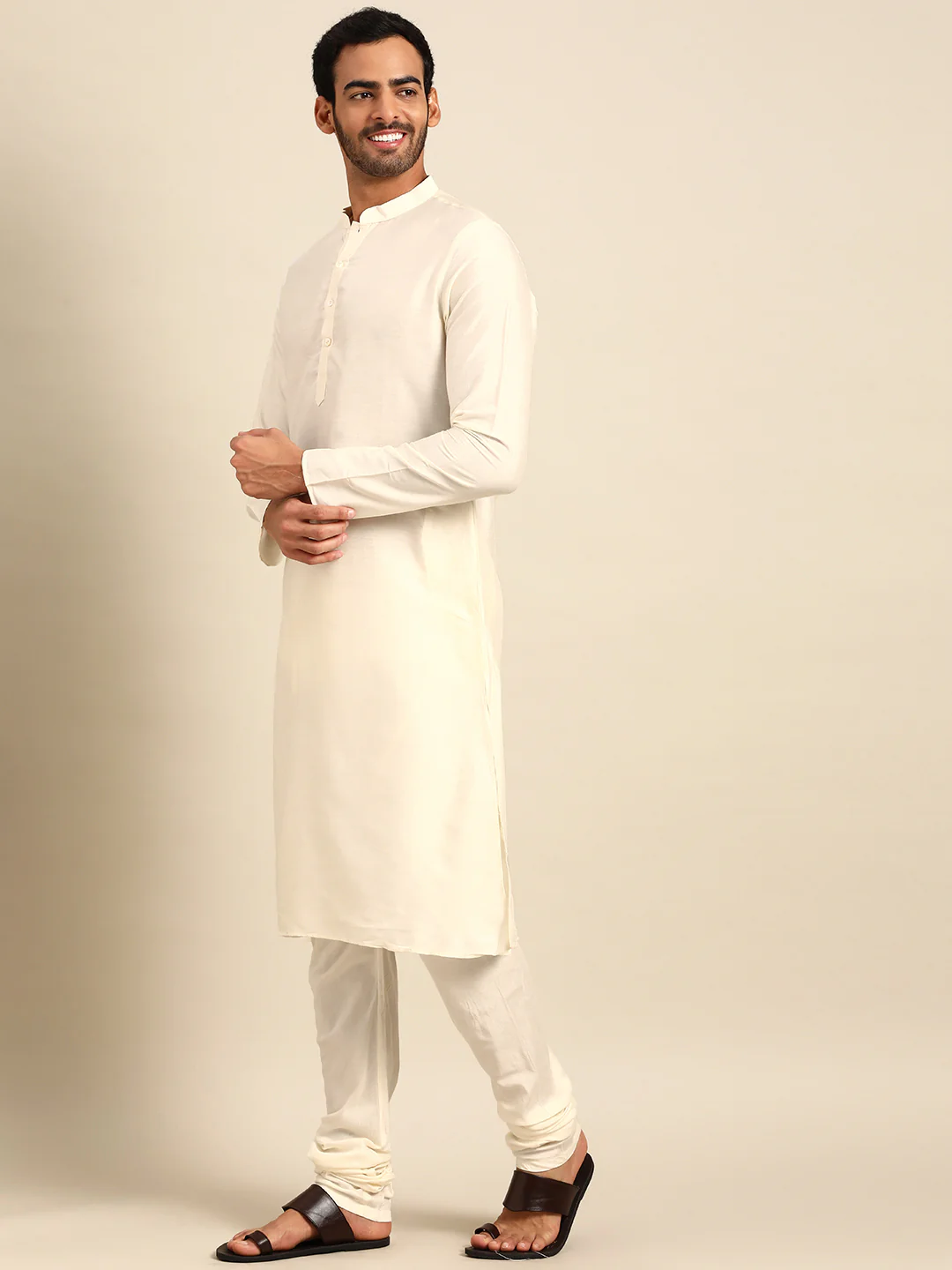 Men Maroon Nehru Jacket - Image 6