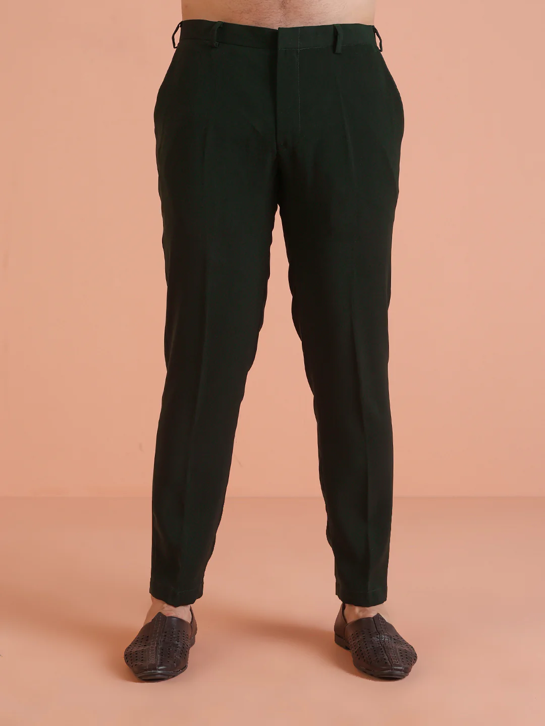 Green Sherwani Trouser Set - Image 6