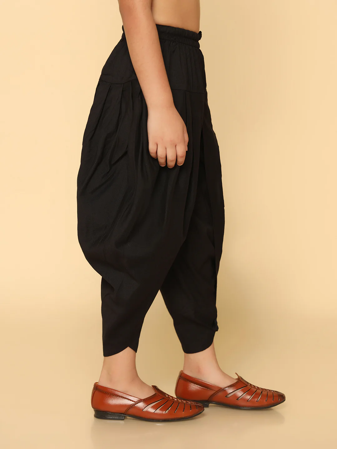Boy's Black Dhoti - Image 3