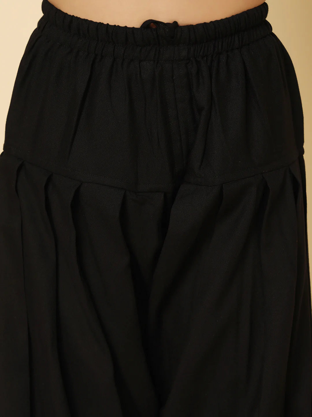 Boy's Black Solid Kurta Patiala Set - Image 6