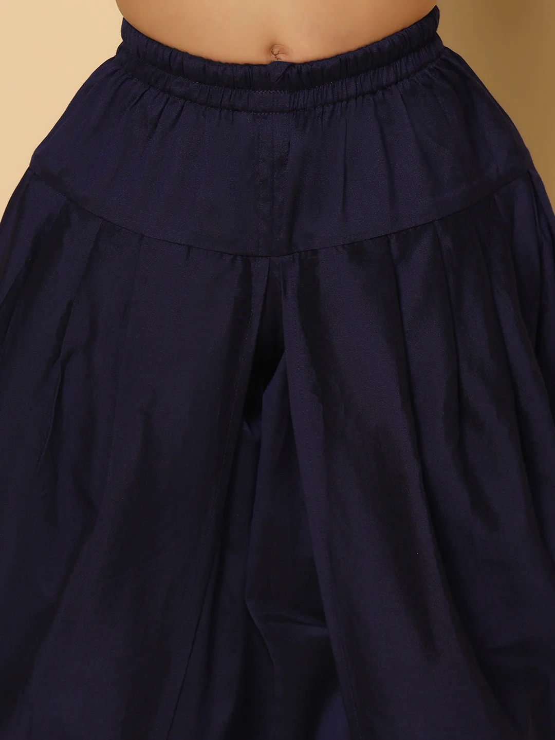 Boy's Blue Kurta Dhoti Set - Image 6