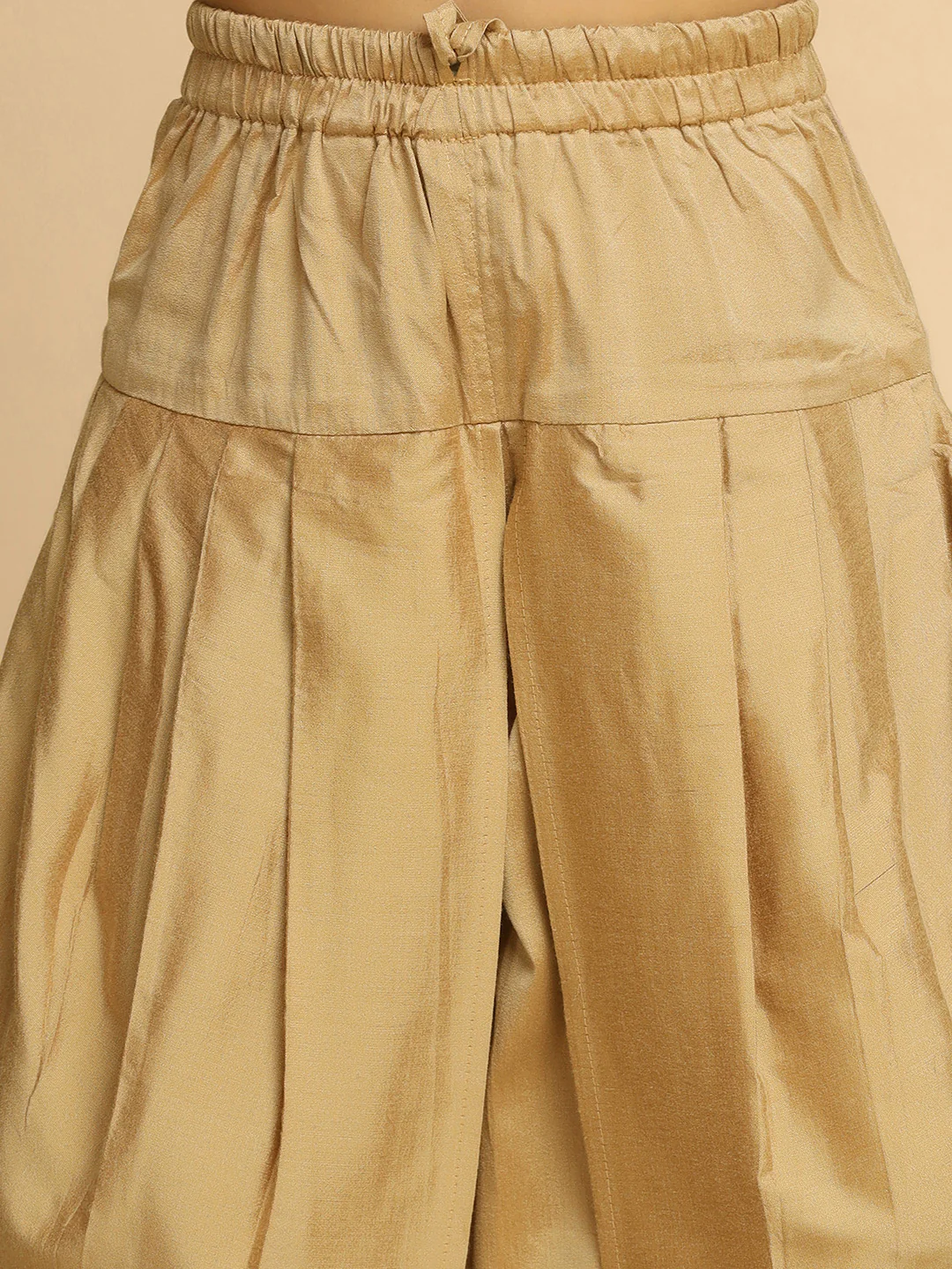 Boy's White kurta Dhoti Set - Image 6
