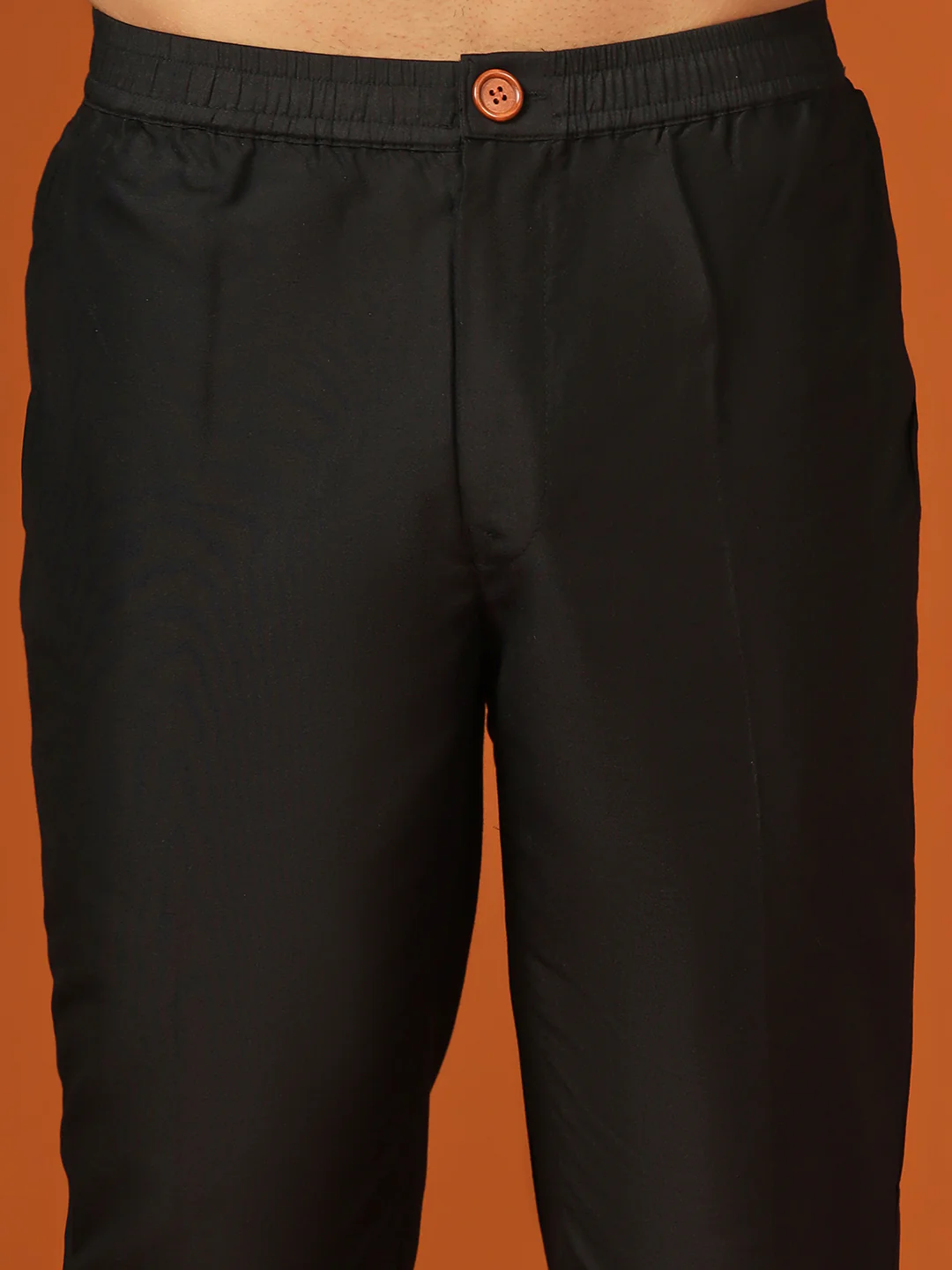 Men Black Indowestern Trouser Set - Image 6