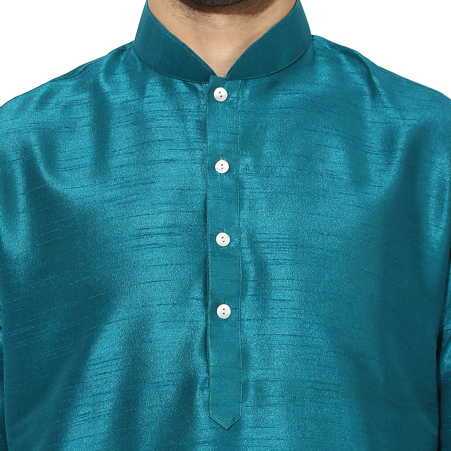 Men Blue Kurta - Image 5