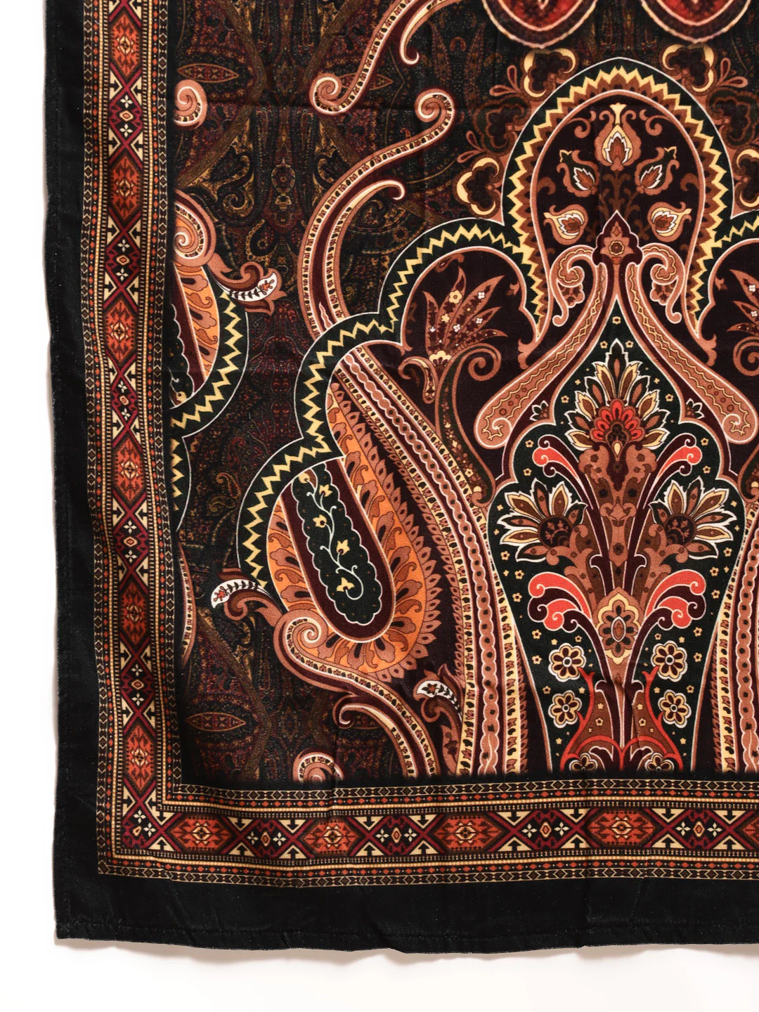 Orange Kurta Churidar with Printed Dupatta - Image 5