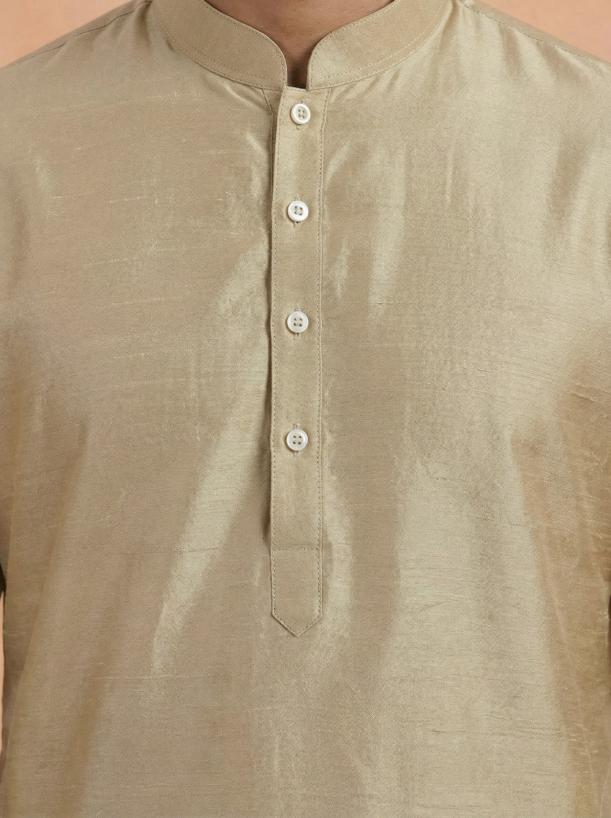 Men Brown Kurta - Image 5