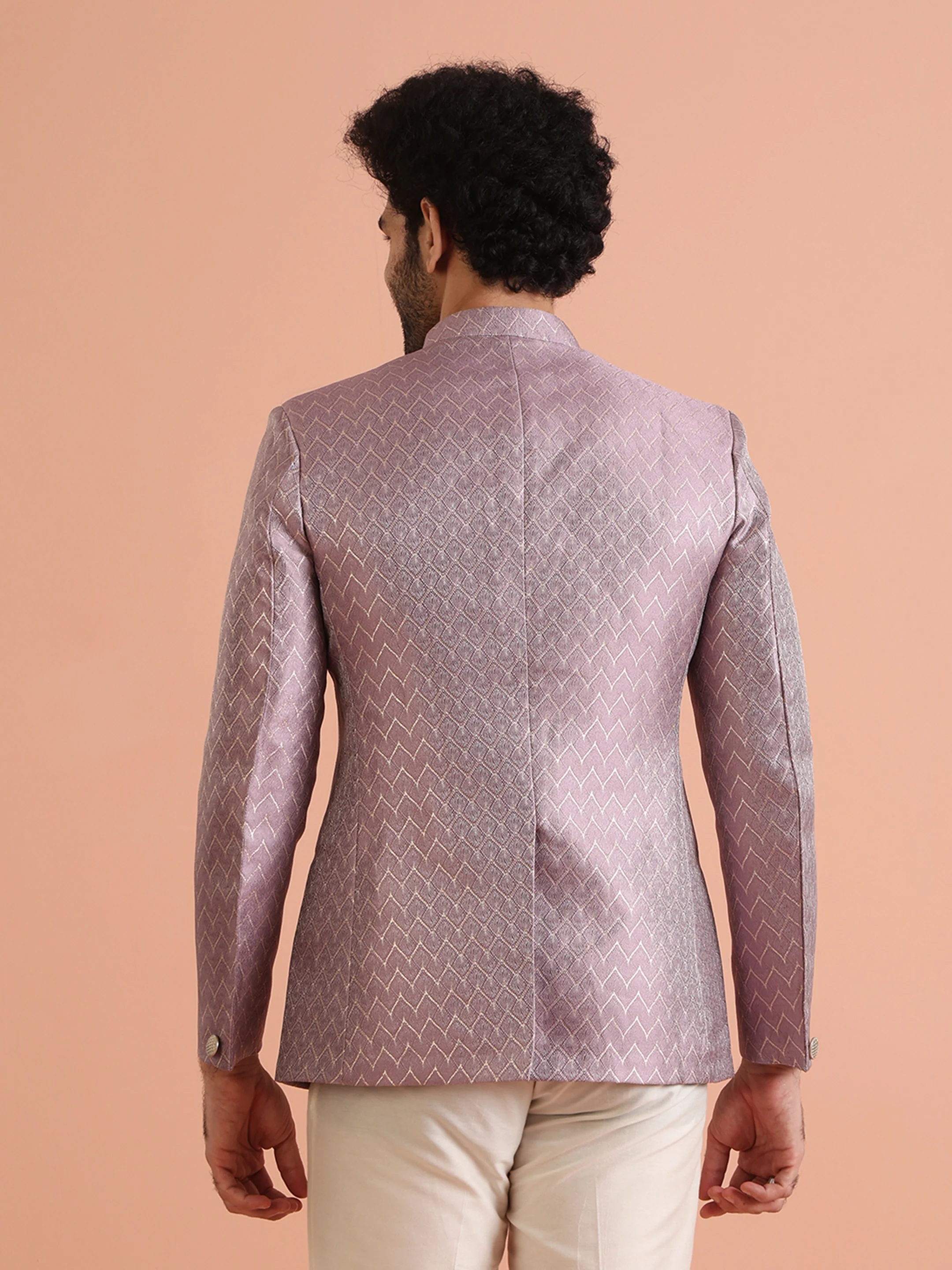 Pink Jodhpuri Bandhgala - Image 5