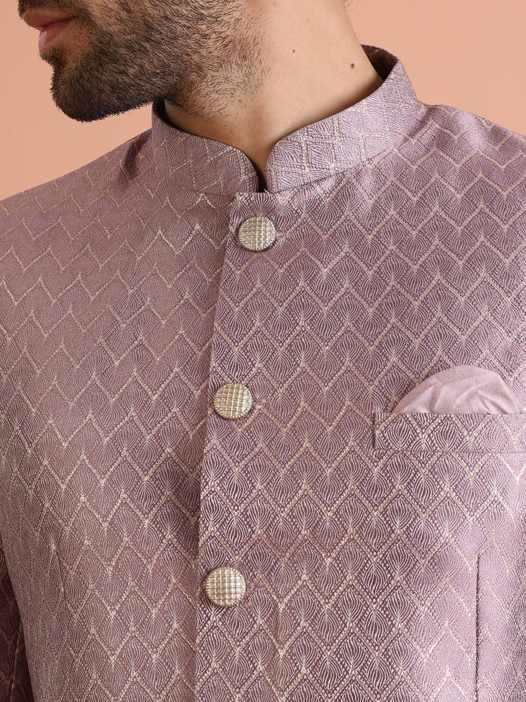 Pink Jodhpuri Bandhgala - Image 6