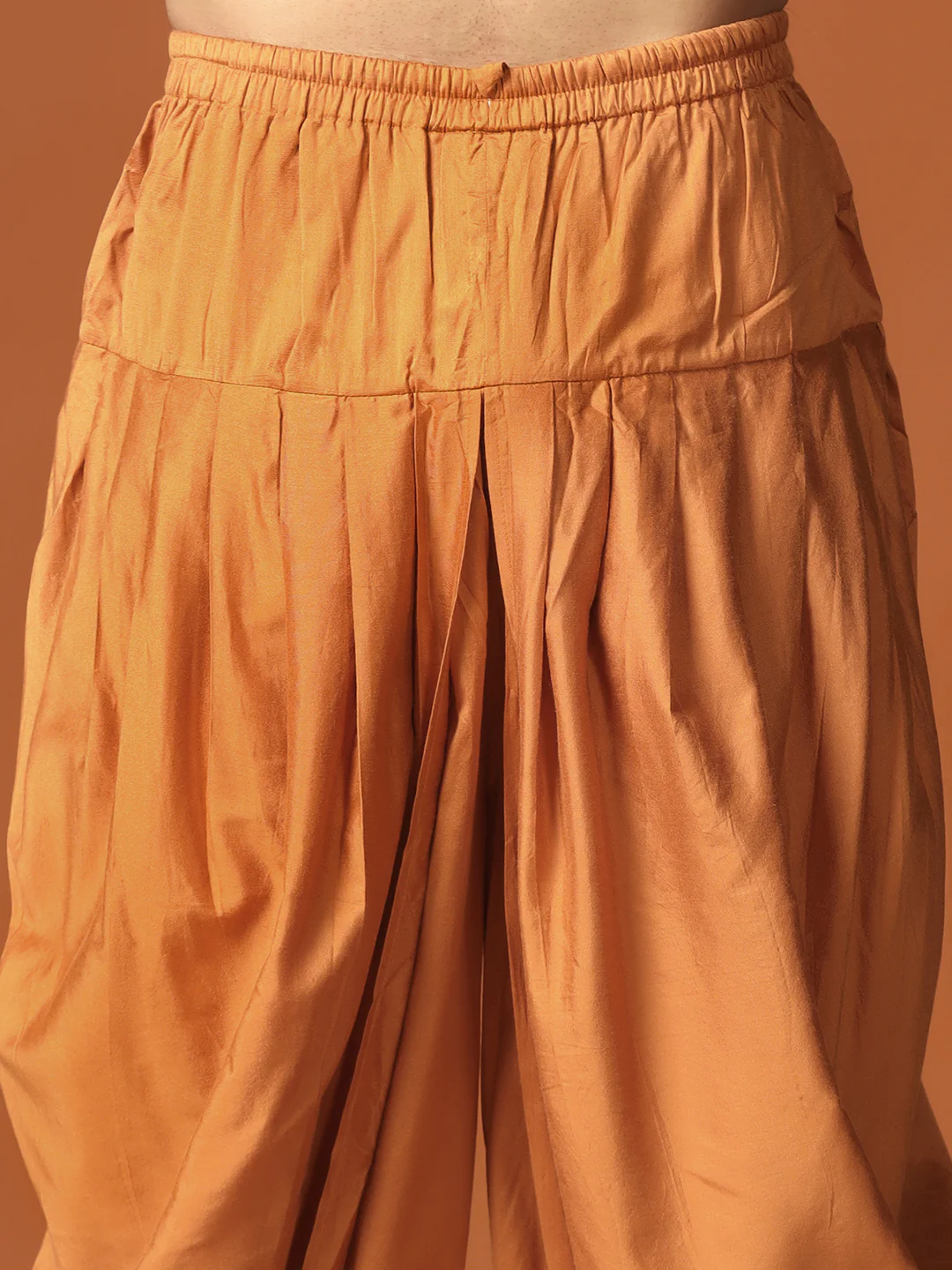 Men Maroon Kurta Indowestern Dhoti Pant Set - Image 7