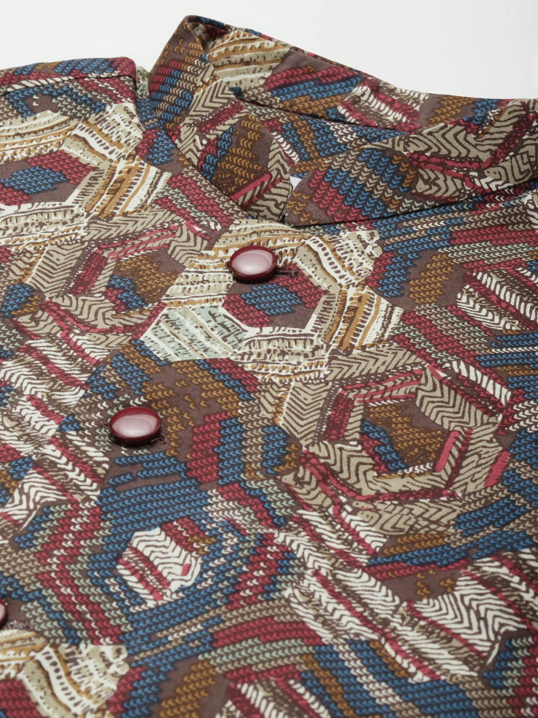 Kisah men Multi kurta jacket set - Image 3
