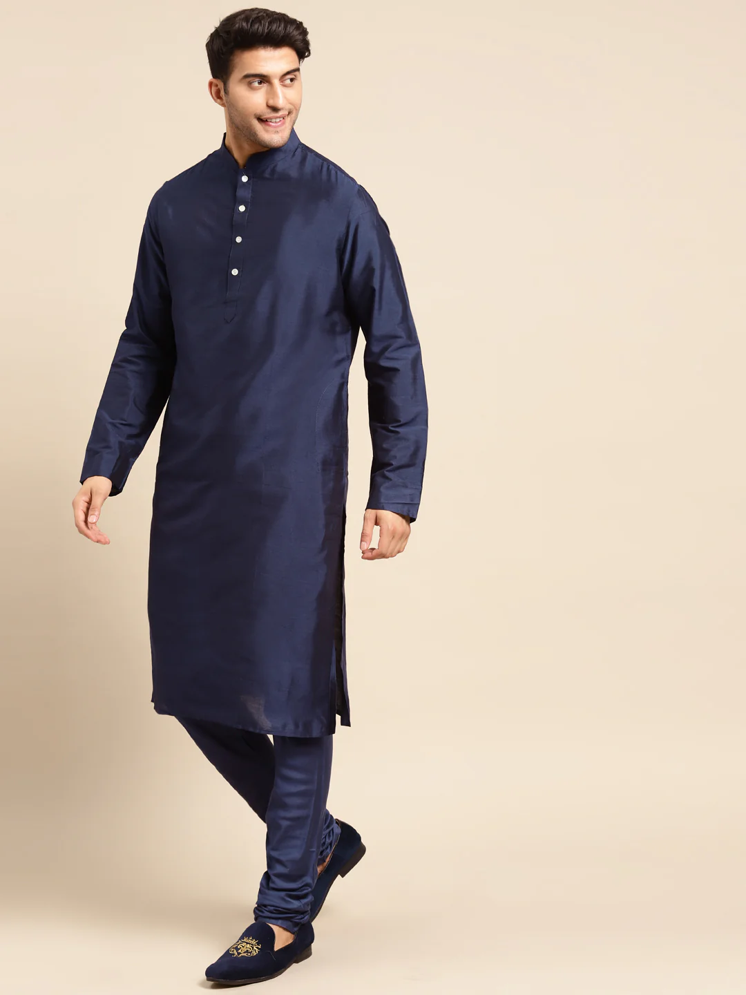 Kisah men Multi kurta jacket set - Image 6