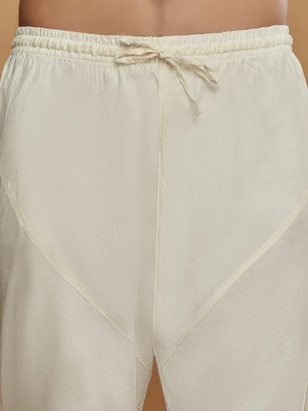 Men Ombre Kurta Jacket Churidar Set - Image 6