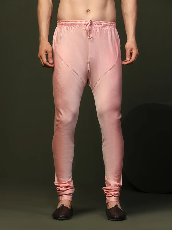Men Pink Churidar