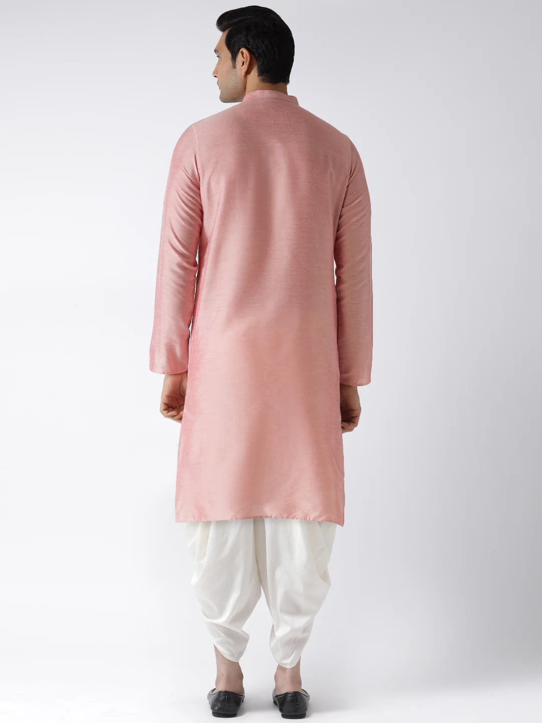 Kisah Men Pink Kurta Dhoti Set - Image 4