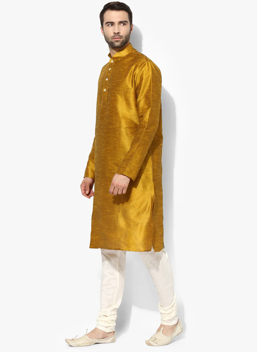 Men Yellow Kurta - Image 2