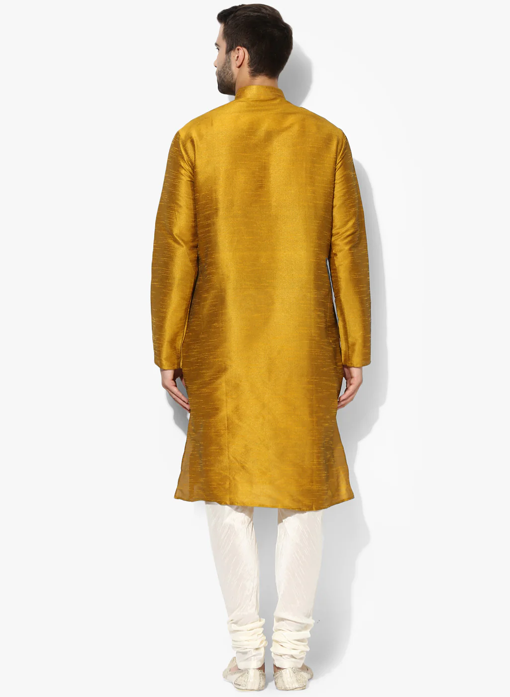 Men Yellow Kurta - Image 4