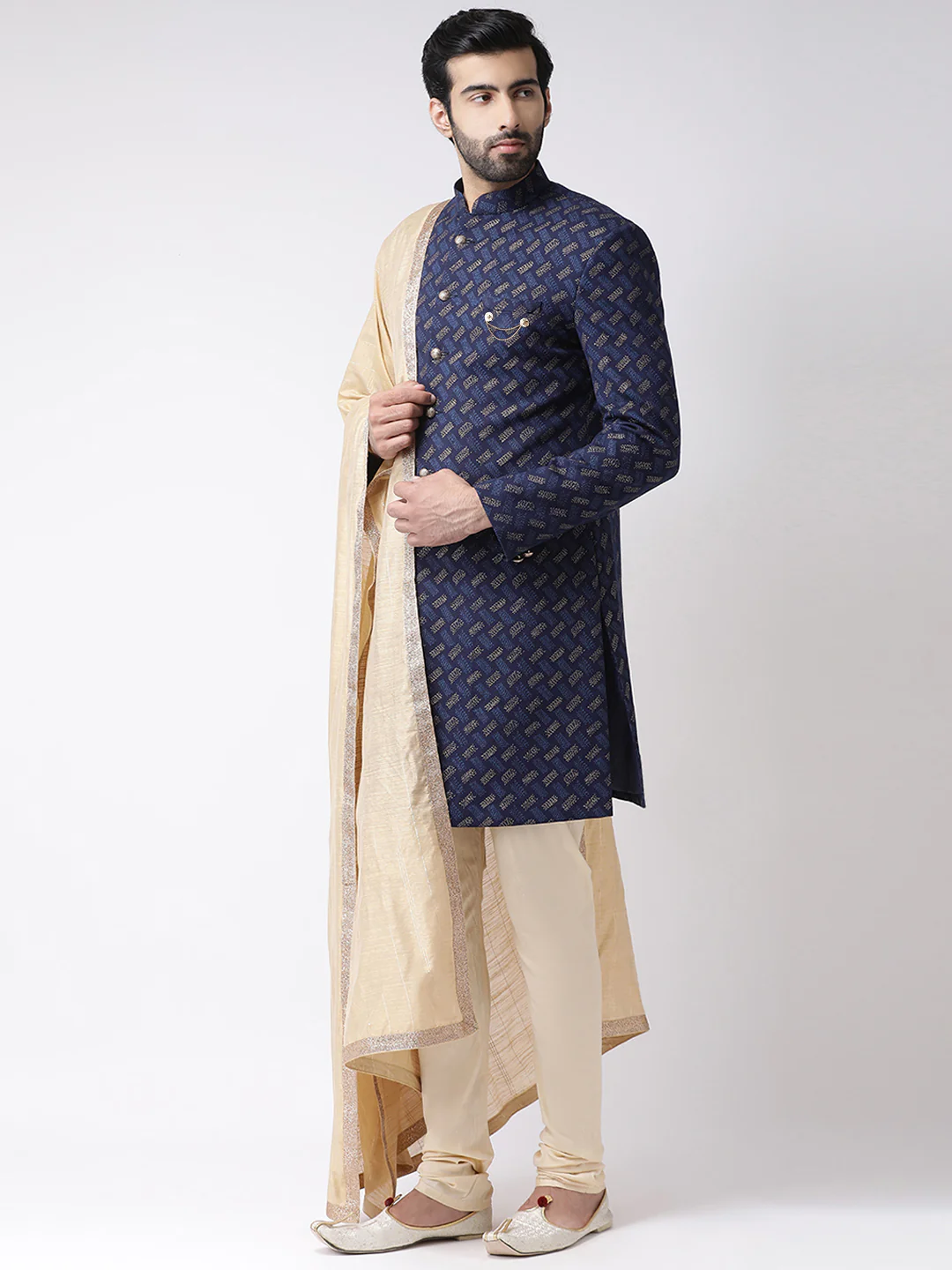 Men's Gold Dupatta - Image 2
