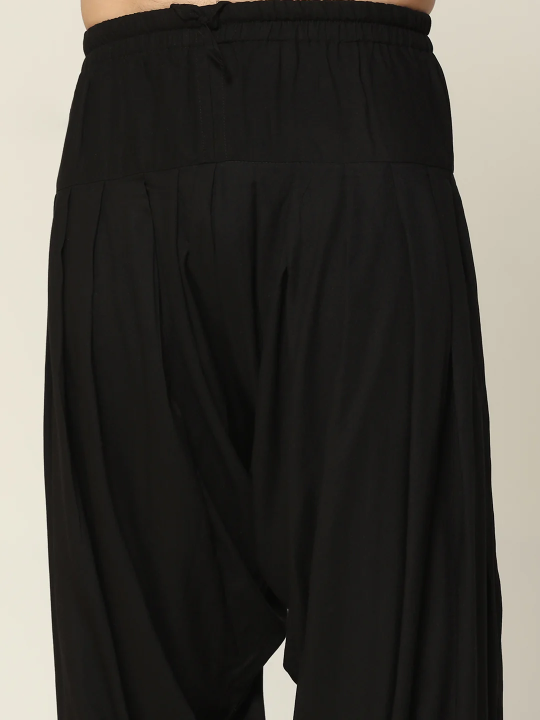 Maroon Art Silk Kurta Black Patiala Set - Image 5