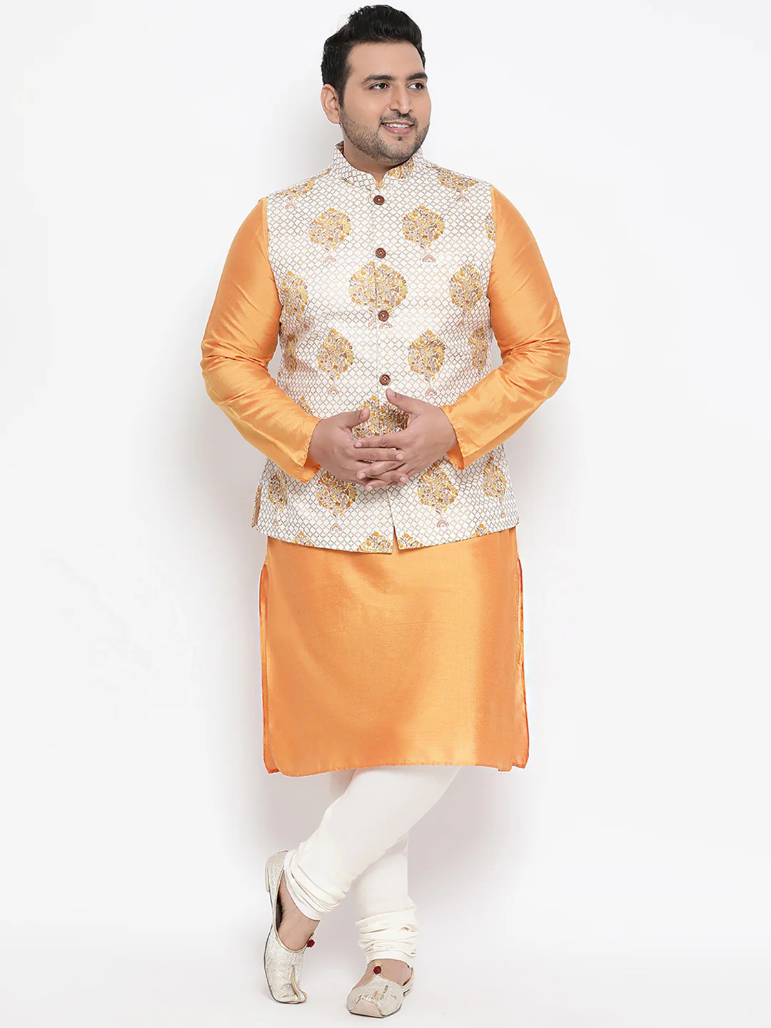 Men White Nehru Jacket - Image 6