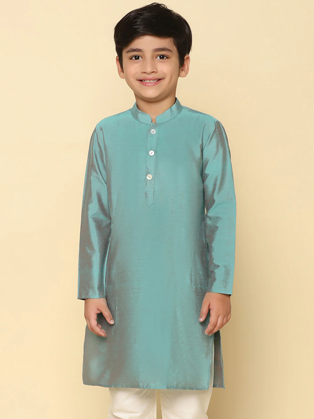 Boy's Green Kurta